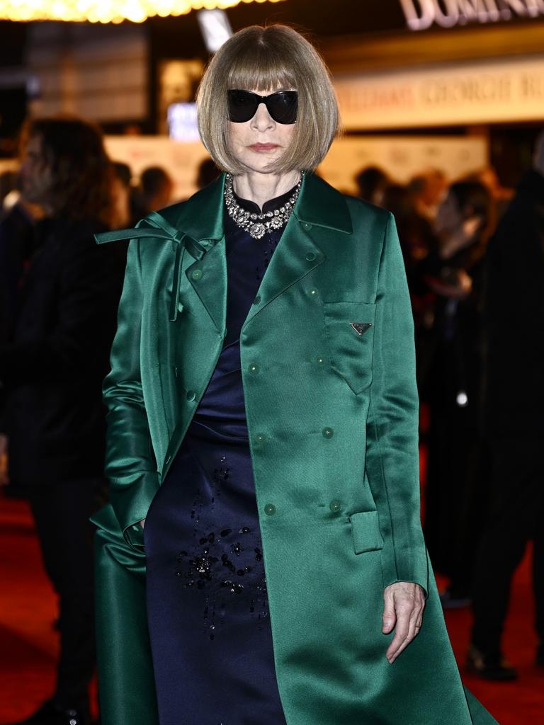 Wintour was among the high-profile guests at <i>The Devil Wears Prada: The Musical</i> world premiere in London earlier this week. Picture: Gareth Cattermole/Getty Images