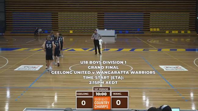 Replay: Bendigo Basketball – Geelong United v Wangaratta Warriors (Boys Division 1)