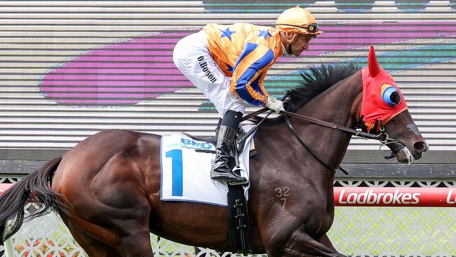 Campionessa heads to the barriers before the Sunline Stakes at Moonee Valley on March 23. Picture: George Sal / Racing Photos