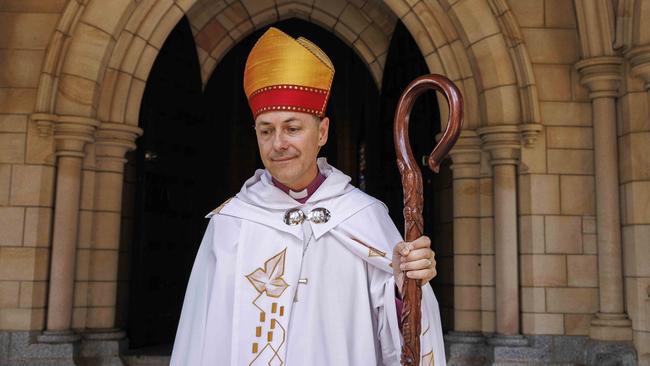 Jeremy Greaves will be installed as Anglican Archbishop of Brisbane at St John's Cathedral on Saturday. Picture: Glenn Hunt