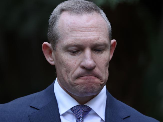 Minister Mick de Brenni, Parliament House, Brisbane. Picture: Liam Kidston