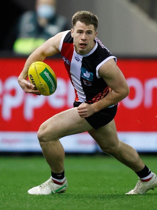 Jack Higgins is yet to deliver for the Saints. Picture: AFL Photos/Getty Images