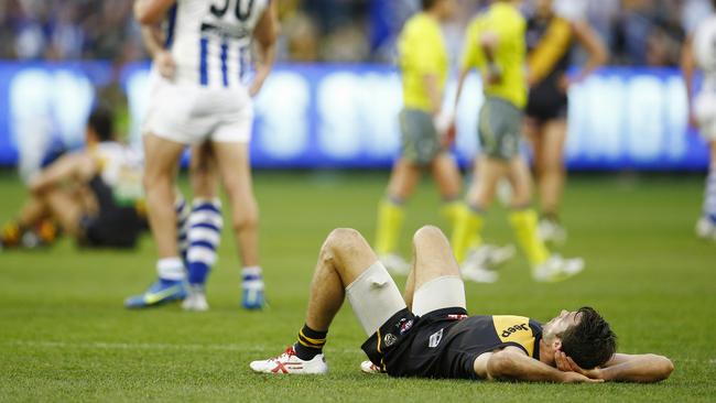 Alex Rance and the Tigers were wrecked by the Roos in their 2015 elimination final. Picture: Michael Klein