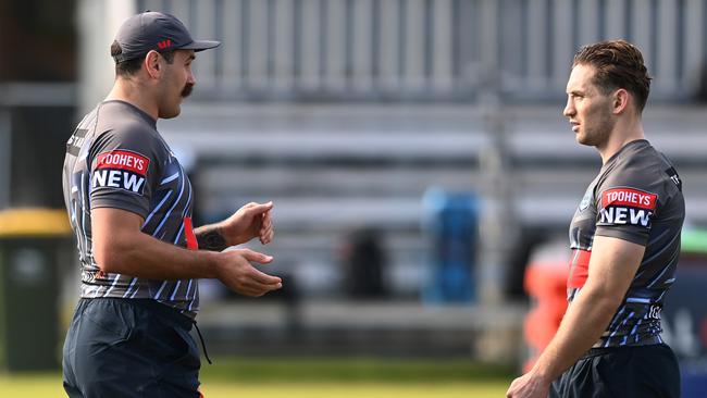 Cameron Murray training with the NSW team ahead of Game III. Credit: NRL Images.