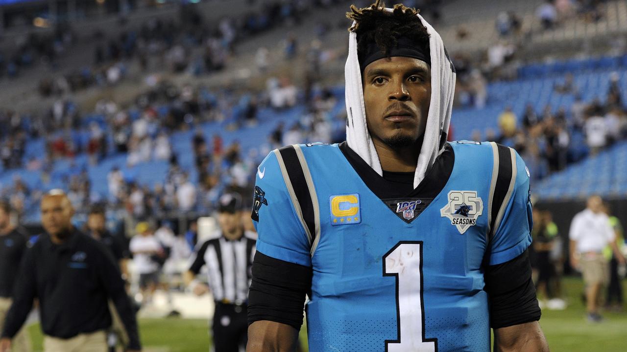 The Panthers parted ways with Cam Newton. (AP Photo/Mike McCarn, File)