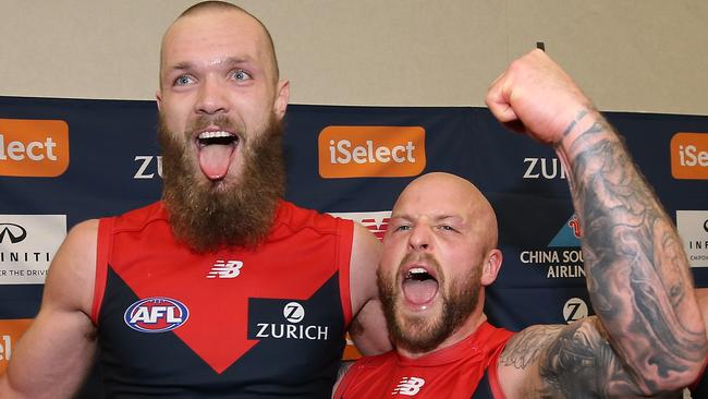 Max Gawn says Nathan Jones will play on at Melbourne next season. Picture: Getty Images