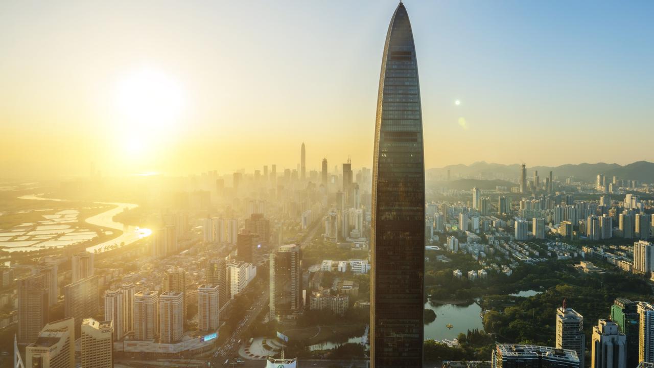 Glittering Shenzhen is a city of 13 million that 40 years ago was little more than a village. Picture: iStock