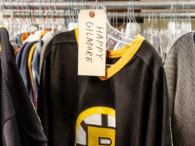 Adam Sandler shared a photo of Happy Gilmore's jersey on social media.