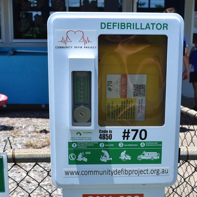 Defibrillators save lives - and Helensvale State High School wants to make it easier to track one down in an emergency. File image. Picture: Cameron Bates