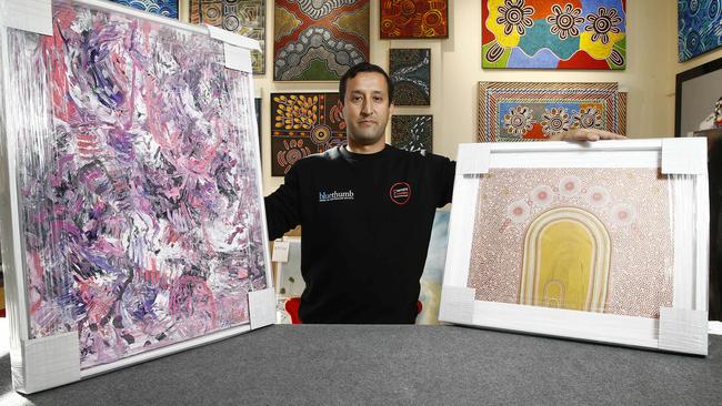 Fine Art Framer Avie Efrat has also been hit by rising mortgage costs. Picture: John Appleyard