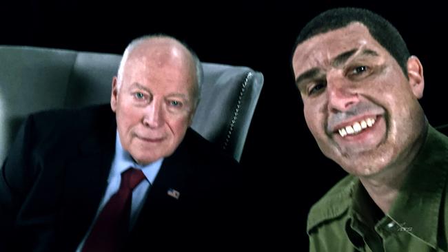 Baron Cohen is a master of disguises, tricking former Vice President Dick Cheney in a set up for his comedy series, <i>Who Is America?</i> Picture: Showtime via AP