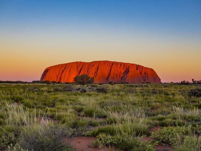 Where it all started. A meeting of indigenous leaders in central Australia in 2019 produced the Uluru Statement from the Heart. Picture: Kate Dinning/iStock