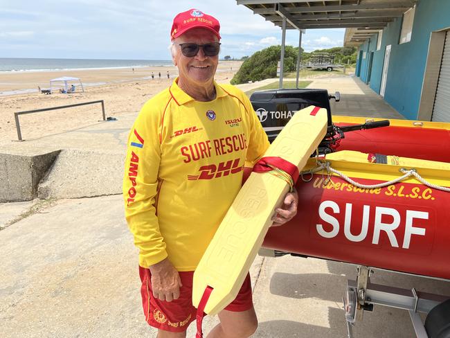 Brett Norton-Smith at the Ulverstone Surf Life Saving Club. Picture: Simon McGuire.