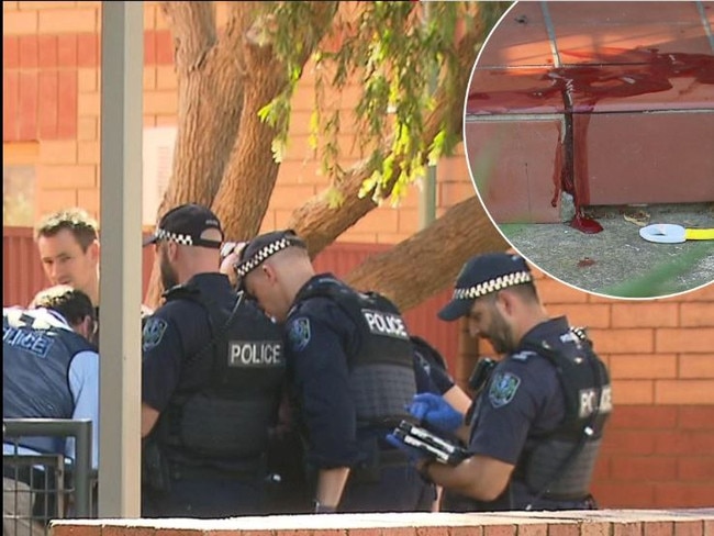 A man has been rushed to hospital after he was found with serious injuries on Torrens Road at Renown Park. Picture: 7NEWS