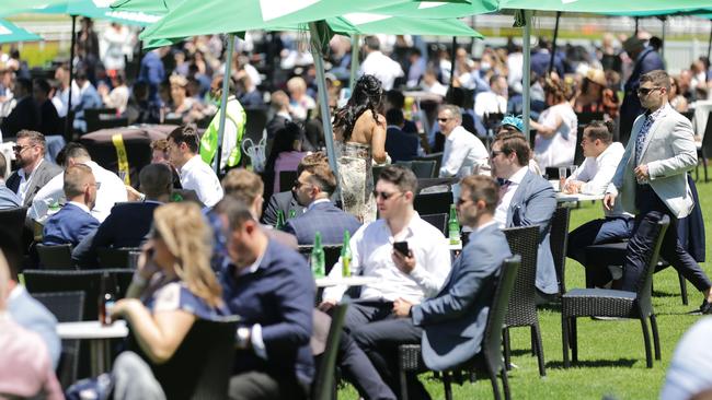 Randwick will host more people than Flemington Racecourse. Picture: NCA NewsWire / Christian Gilles