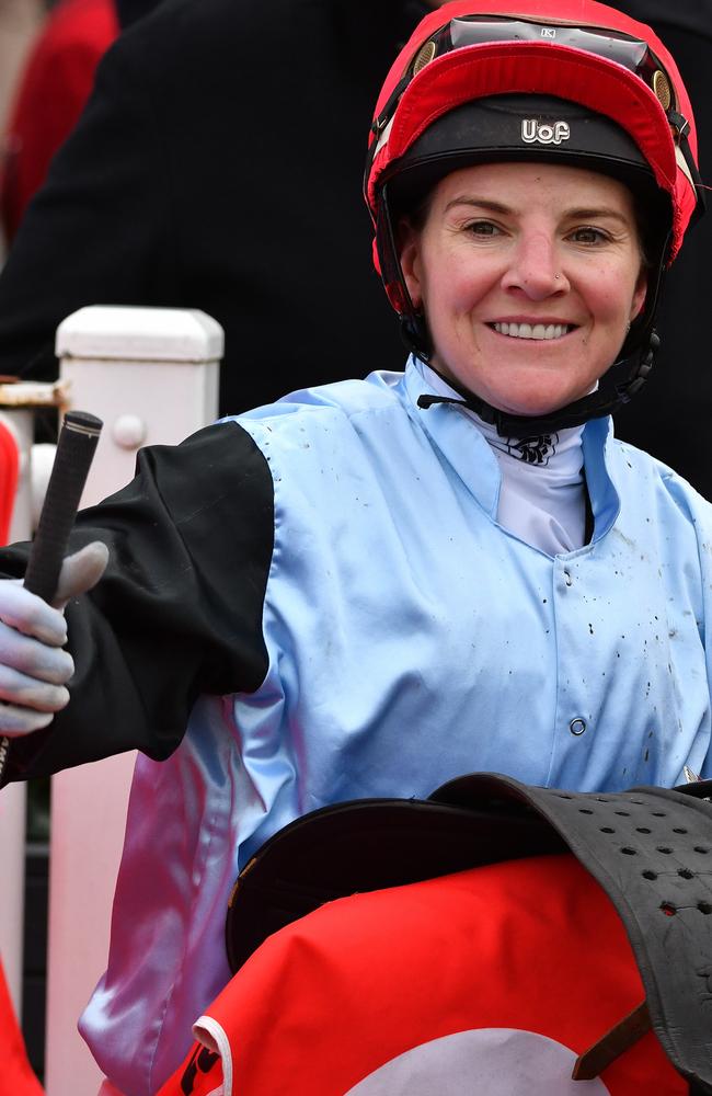 Nikita Beriman, pictured in 2019, works between Victoria and the Sunshine Coast as a trainer. Picture: Quentin Lang / AAP