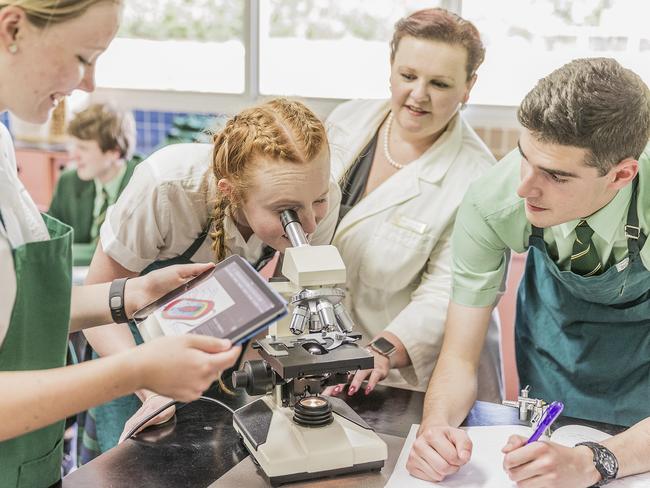 There has been a decline in the number of students taking science and maths.