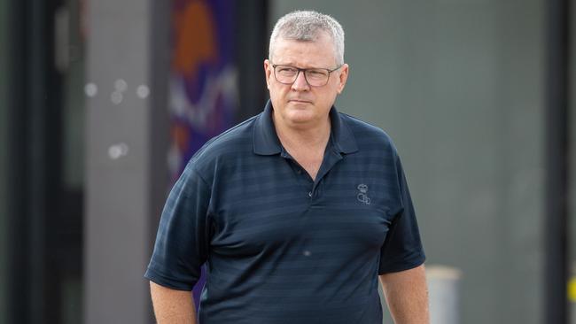 03-04-2023 - Beleaguered NT police commissioner Jamie Chalker, whom the NT government have asked to resign, on Monday. Picture: Liam Mendes / The Australian