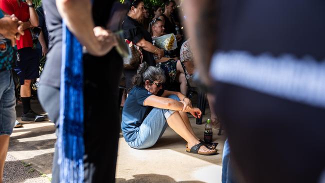 Hundreds attended the funeral service for Nightcliff Friendly Grocer owner Linford Feick on Wednesday, May 7 at Resthaven Chapel. Picture: Pema Tamang Pakhrin