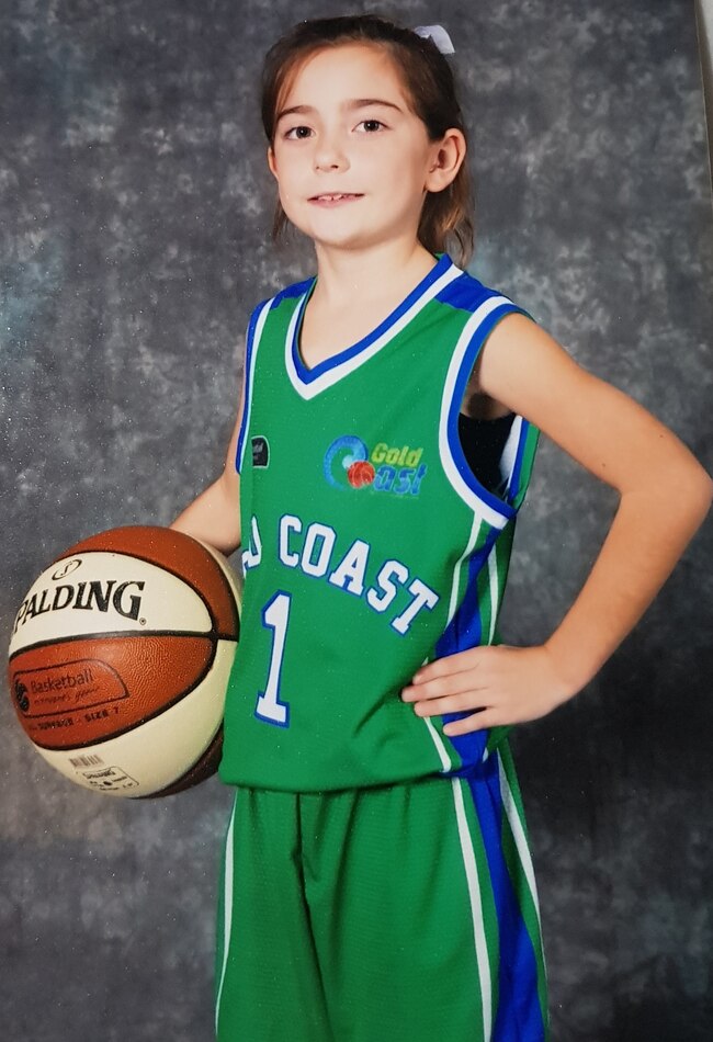 Junior Gold Coast basketballer Tess Walker.