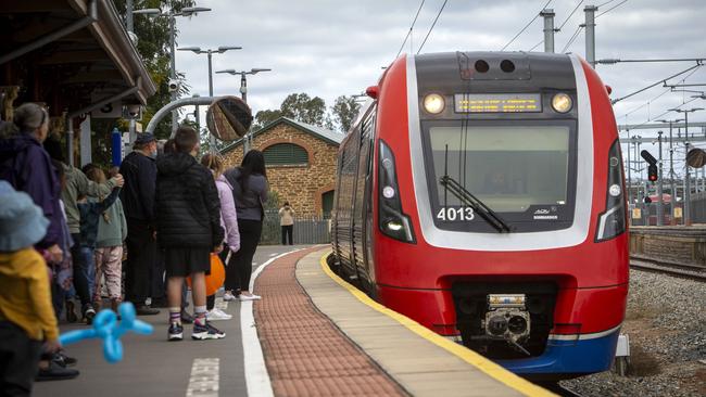 Commuters planning to travel on the Gawler rail line this long weekend will need to take alternative transport with the line to be temporarily shut for maintenance. Picture Emma Brasier