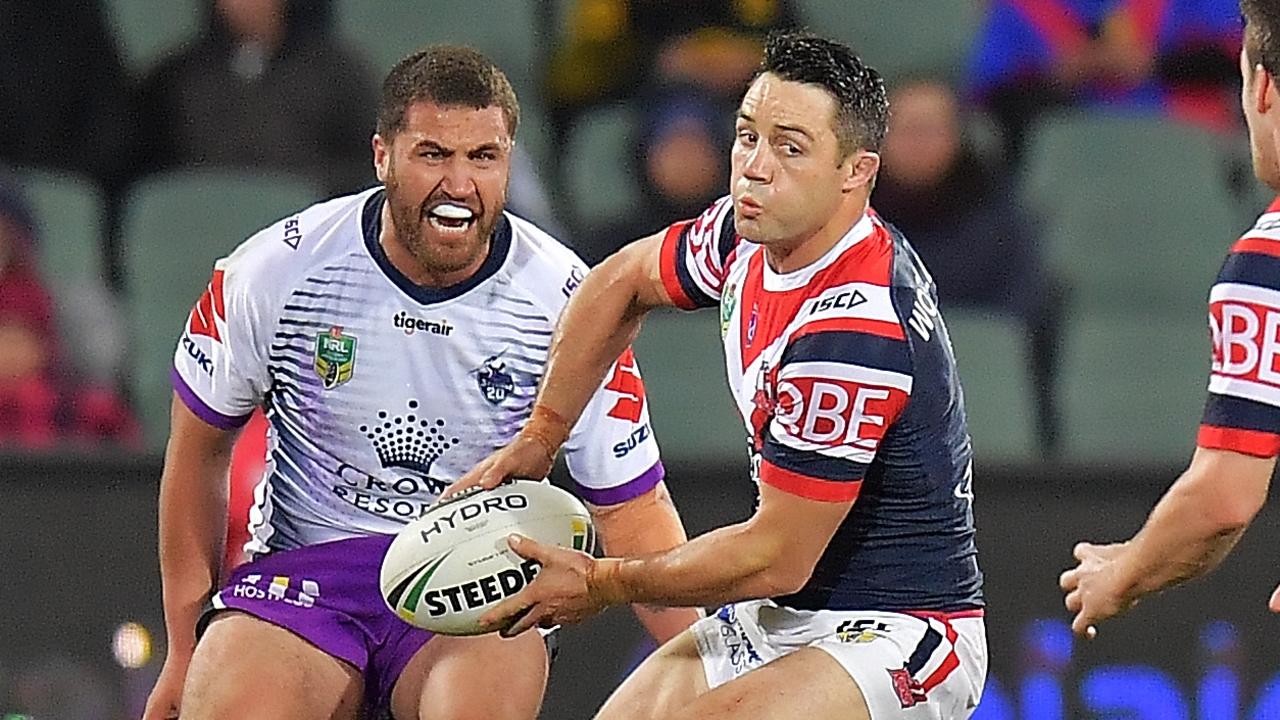 Cooper Cronk in action against the Storm.