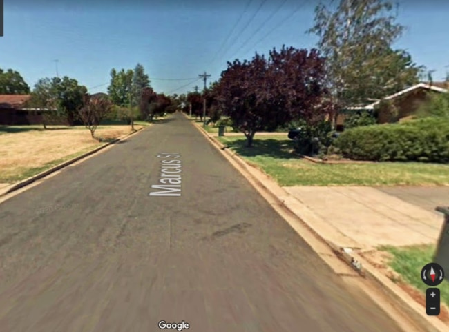 A man allegedly stole one of the vehicles from a home in Marcus Street, Griffith. Picture: Google