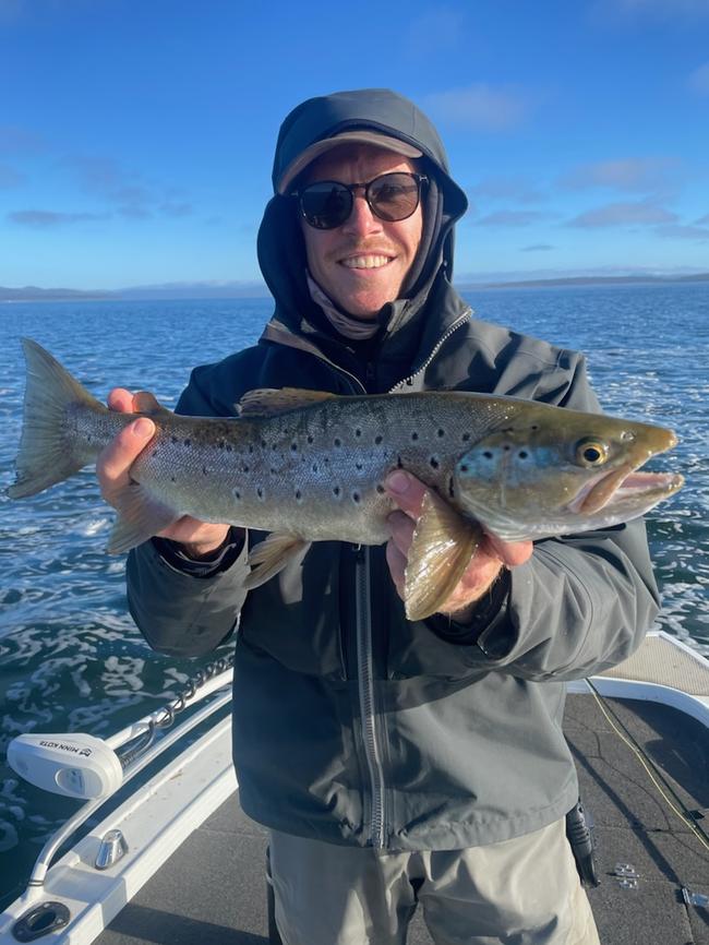 Instead of playing cricket, Charles Wooley's son Dave decided to spend his Australia Day partaking in another of the nation’s most popular sports/pastimes by going fishin’. Picture: Supplied by Charles Wooley