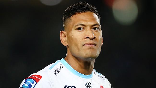 The beauty of free speech is that we can debate Israel Folau’s religion and the views he holds. Picture: Anthony Au-Yeung/Getty