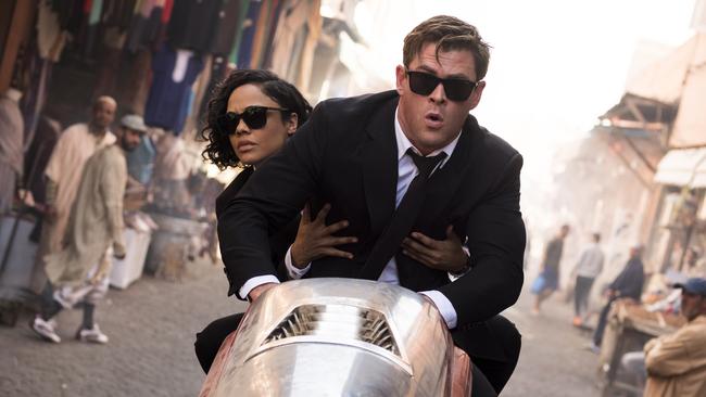 As Agent H (with Tessa Thompson) in Men In Black. Picture: Supplied