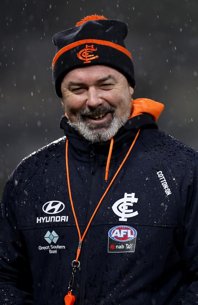 Former Blues coach Daniel Harford. Picture: Jonathan DiMaggio/Getty Images.