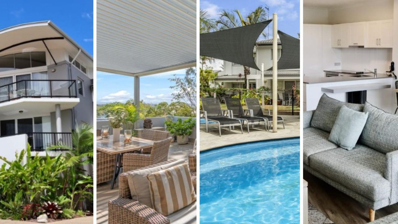 Five of Noosa's resorts have listed their businesses for sale. Photos: contributed