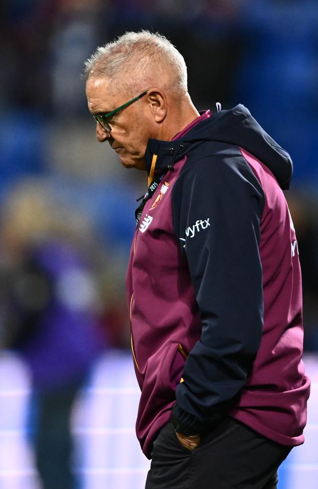 Chris Fagan walks off Ninja Stadium. Picture: Steve Bell/Getty Images.