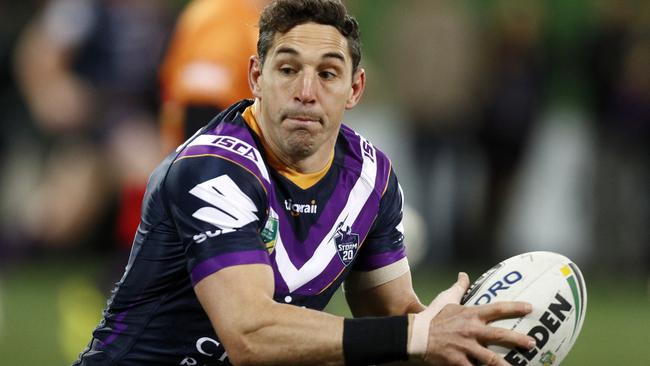 Billy Slater will play his final match in Queensland against the Titans on Saturday. Photo: AAP