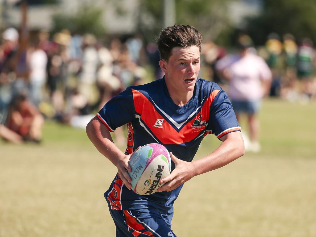 McCauley College V Laidley State High at the 2024 Gold Coast Titans All Schools Touch Football Picture: Glenn Campbell