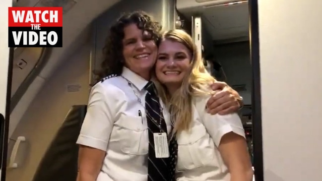 History Making Mother And Daughter Pilot Team Takes First Flight News