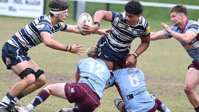 Vice Latu. Colts 1 club rugby between Brothers and Norths Saturday May 25, 2024. Picture, John Gass