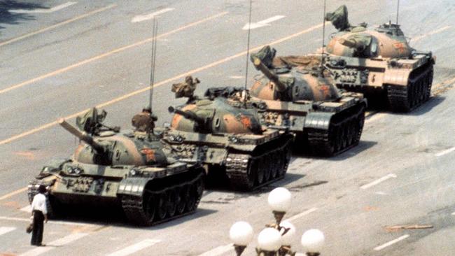 Cr Barker said Tank Man had reminded him of the importance of democratic rights.