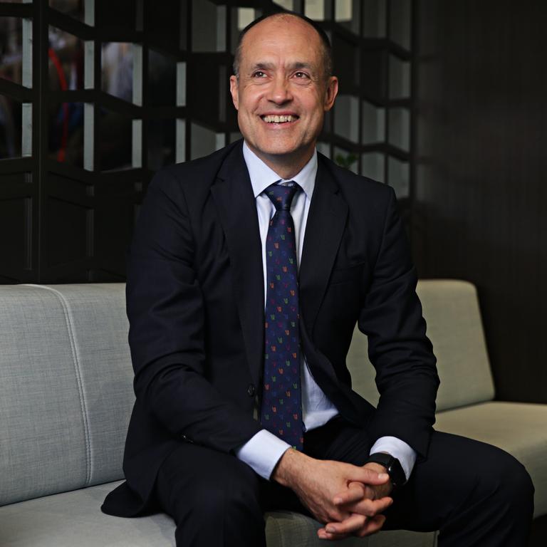 Iñaki Berroeta is the CEO of TPG Telecom, recently formed by the merger of Vodafone and TPG. Picture: Adam Yip