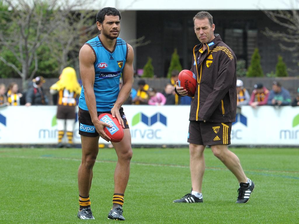 Alastair Clarkson and Cyril Rioli were entangled in the racism saga.