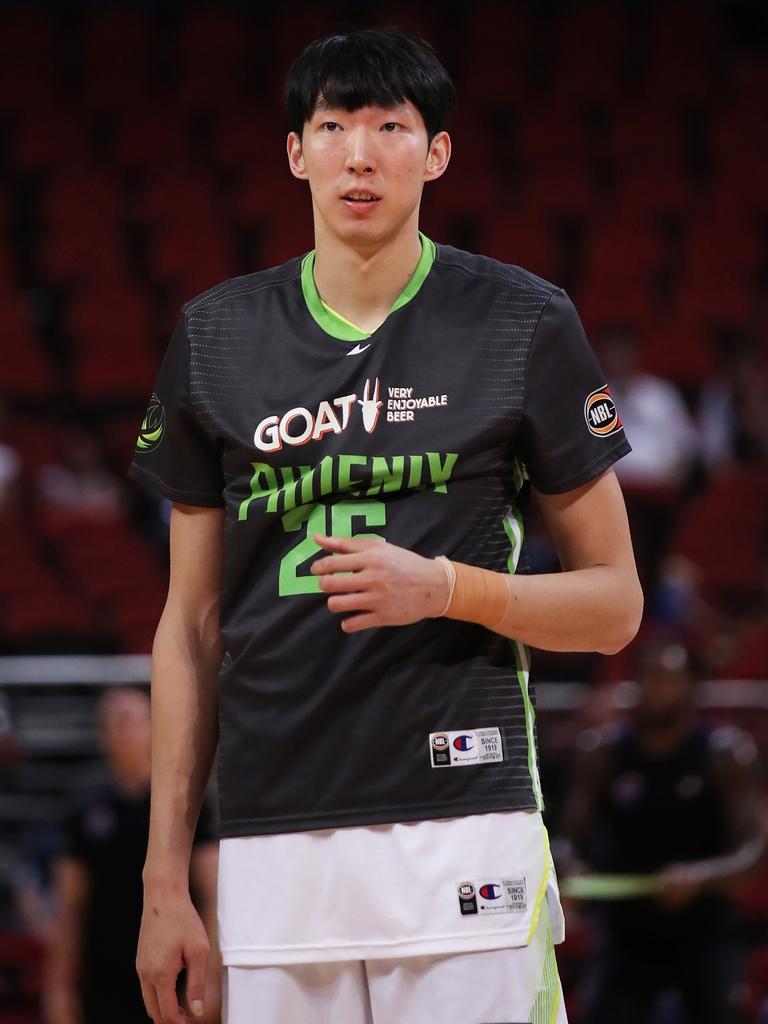Zhou Qi will go head to head with Big Liu this weekend. (Photo by Matt King/Getty Images)