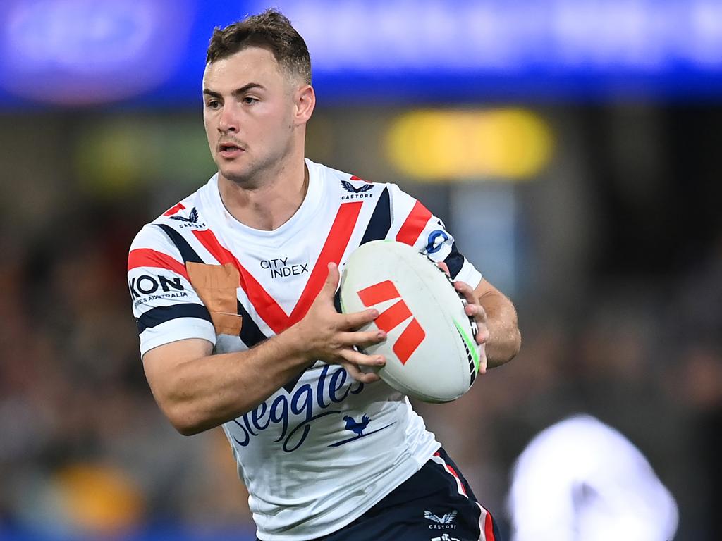 Sandon Smith will dictate much of the Roosters’ attack in the absence of Sam Walker. Picture: Albert Perez/Getty Images