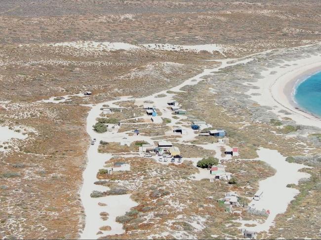 The Blowholes campsite.