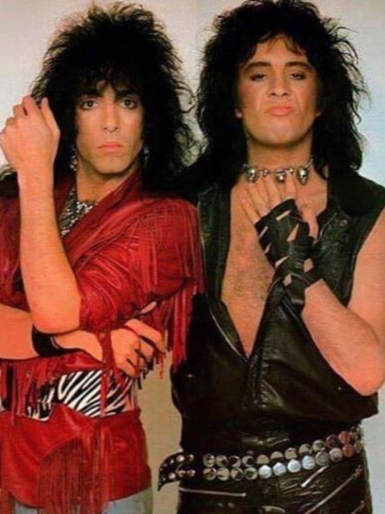 Paul and Gene in their younger years. Picture: Instagram / @genesimmons