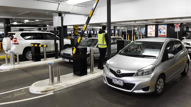 A man was repeatedly attacked with a hammer in a carpark at Eastland in March 2018. Picture: Steve Tanner