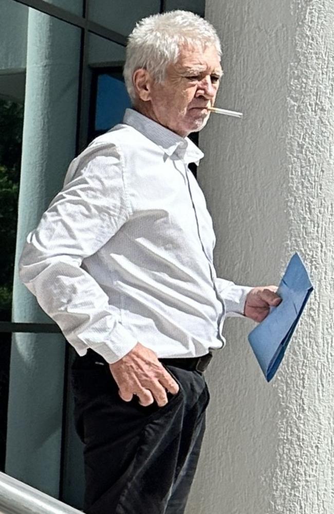 The Burnside man outside court. Picture: Sam Turner