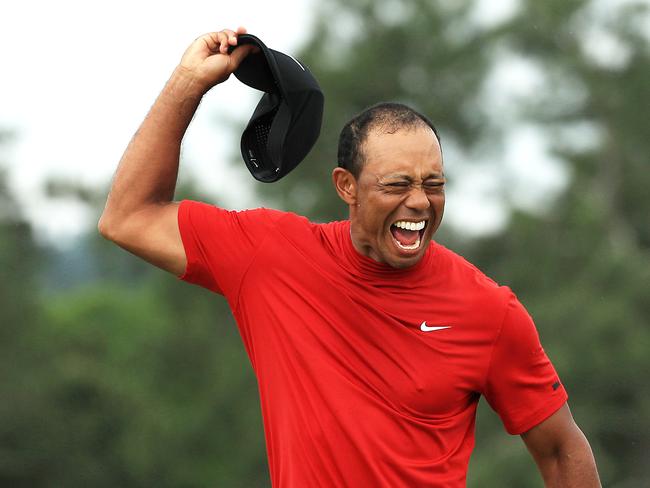 Police have said that Tiger Woods was lucky to survive a car crash that left him with severe leg injuries. Picture: Getty Images