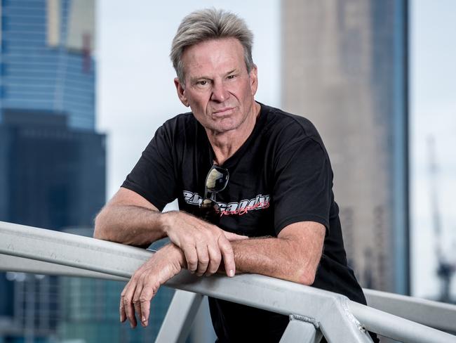 Sam Newman set off another round of media speculation about his future. Picture: Jake Nowakowski