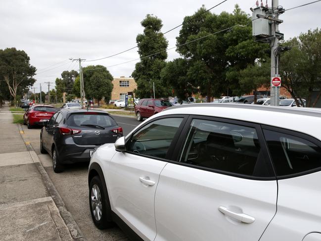 On-street parking is prevalent at Merri Health’s Glenroy facility. 