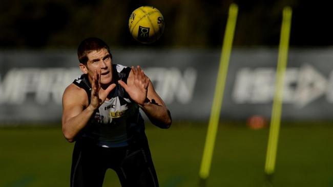 Nick Dal Santo trains during the club's ill-fated move to Seaford.